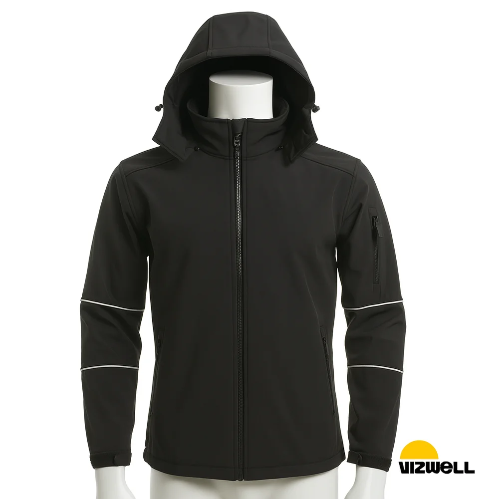 Vizwell VWJK112 Outdoor Softshell Mont | 3 Katmanlı Su Geçirmez